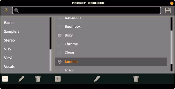 Plenty of presets