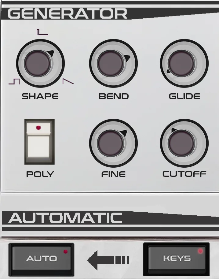 Built-in synth engine